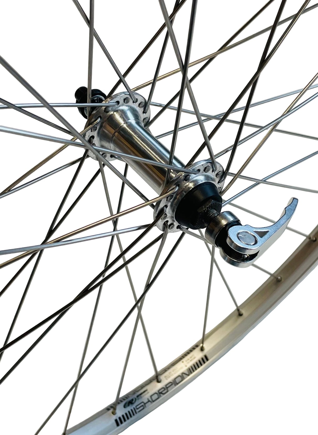 Rodi voorwiel 28 - 622x19 skorpion alu. zilver fm21 qr sp. 14 rvs