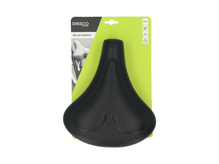 DRESCO CITY HOLLAND Cycling saddle Gel Black