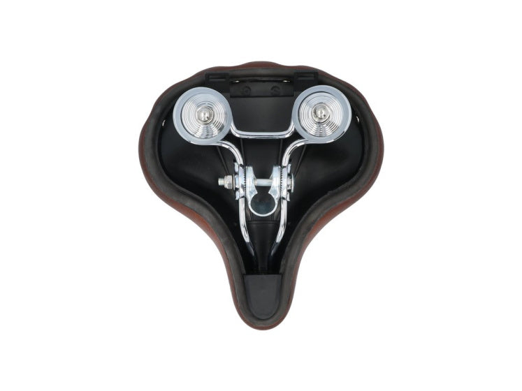 Dresco urban xl bicycle saddle 90° seat angle brown