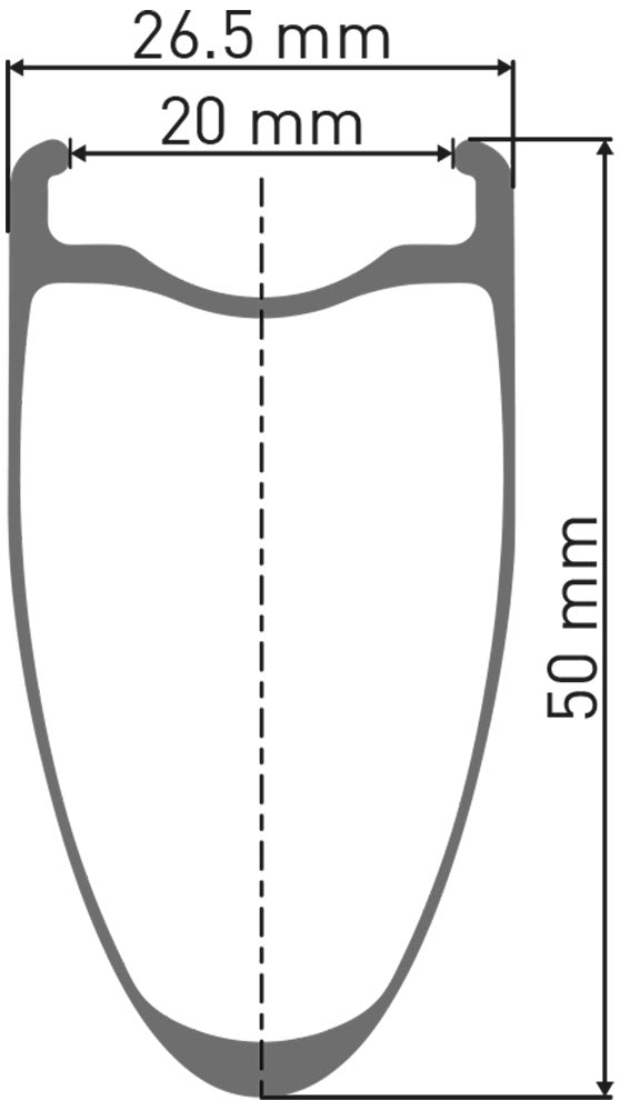 Dt swiss arc 1100 dicut® wts carbon 50 disc cl shimano hg rear wheel