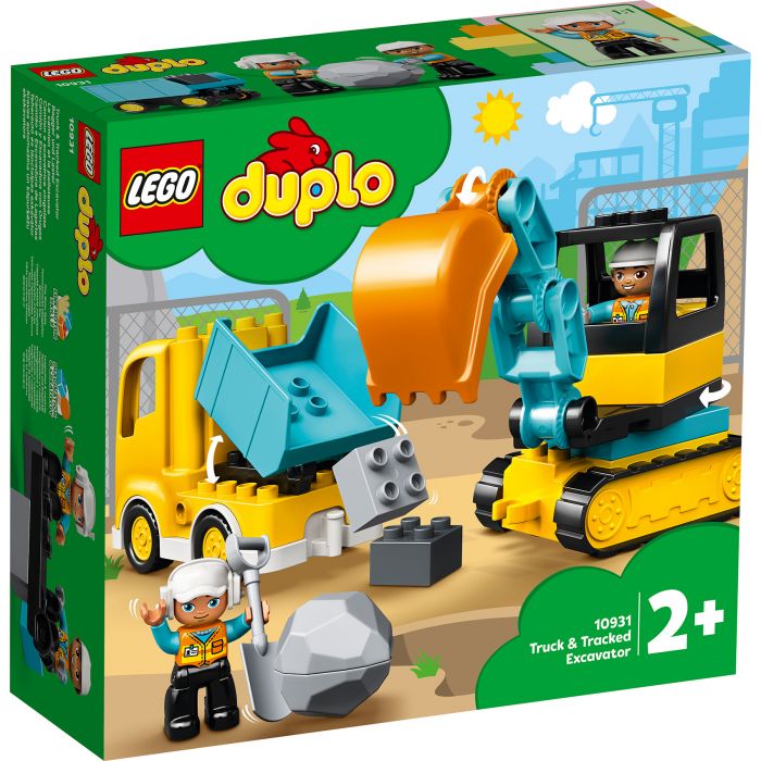 Excavatore di camion Duplo LEGO 10931 con bruchi