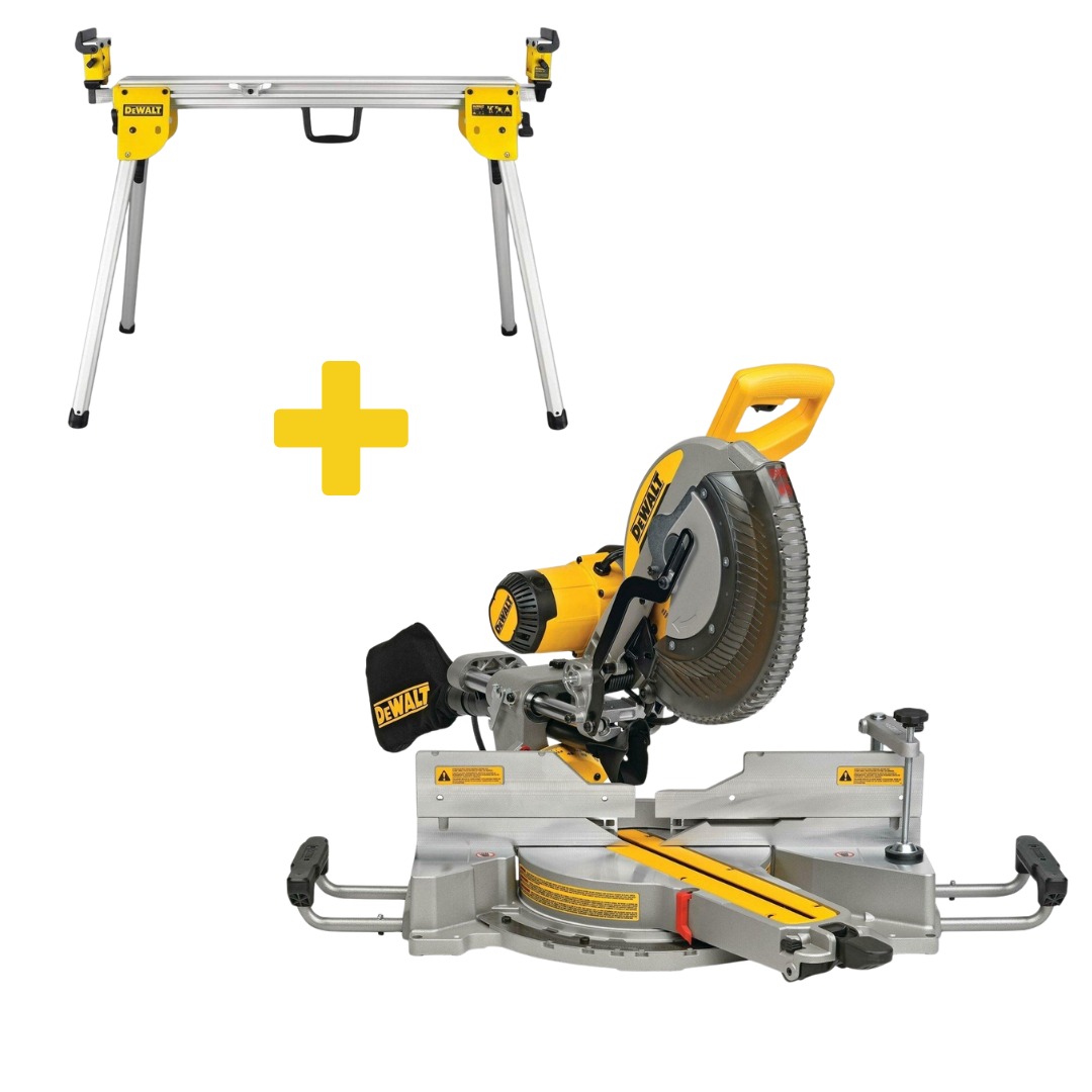 Dewalt dws780set afkort- en verstekzaag | + onderstel de7033 - dws780set