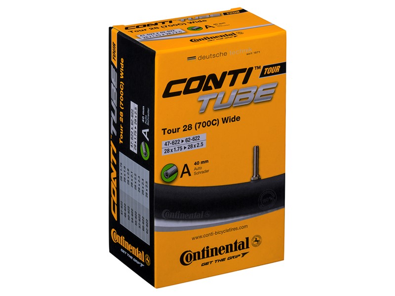 Continental Inner Tube AV19 Tour largo 28 pollici 47 62-622 AV40mm Box