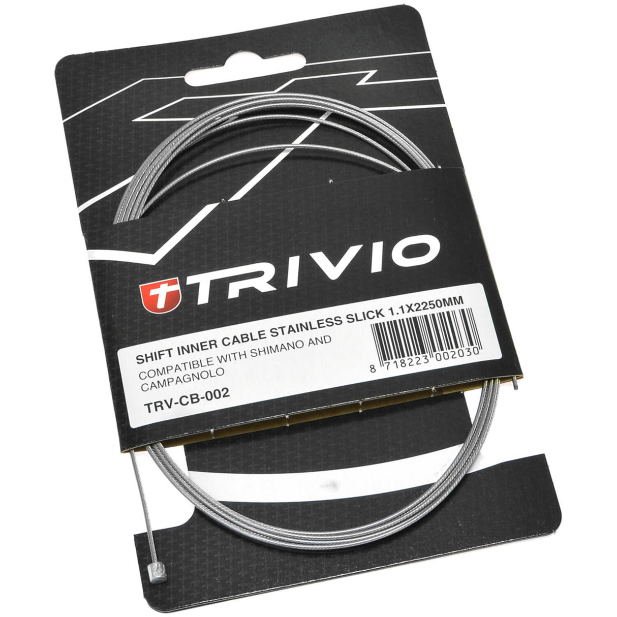 Trivio - derailleur inner cable stainless steel slick 1.1x2250mm - 20 pcs.