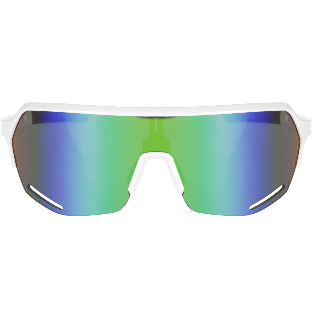 Trivio - Hyperion cycling glasses white rev green with extra transparent lens