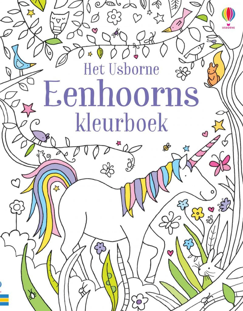 Central Book House Unicorns Coloring Book