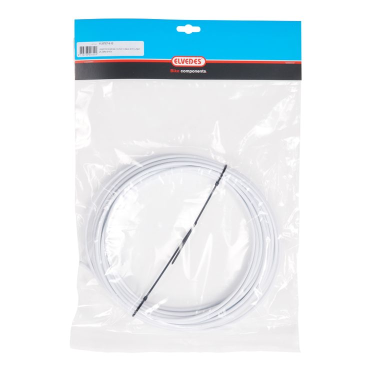 brake outer cable 10 mx 4.9 mm white