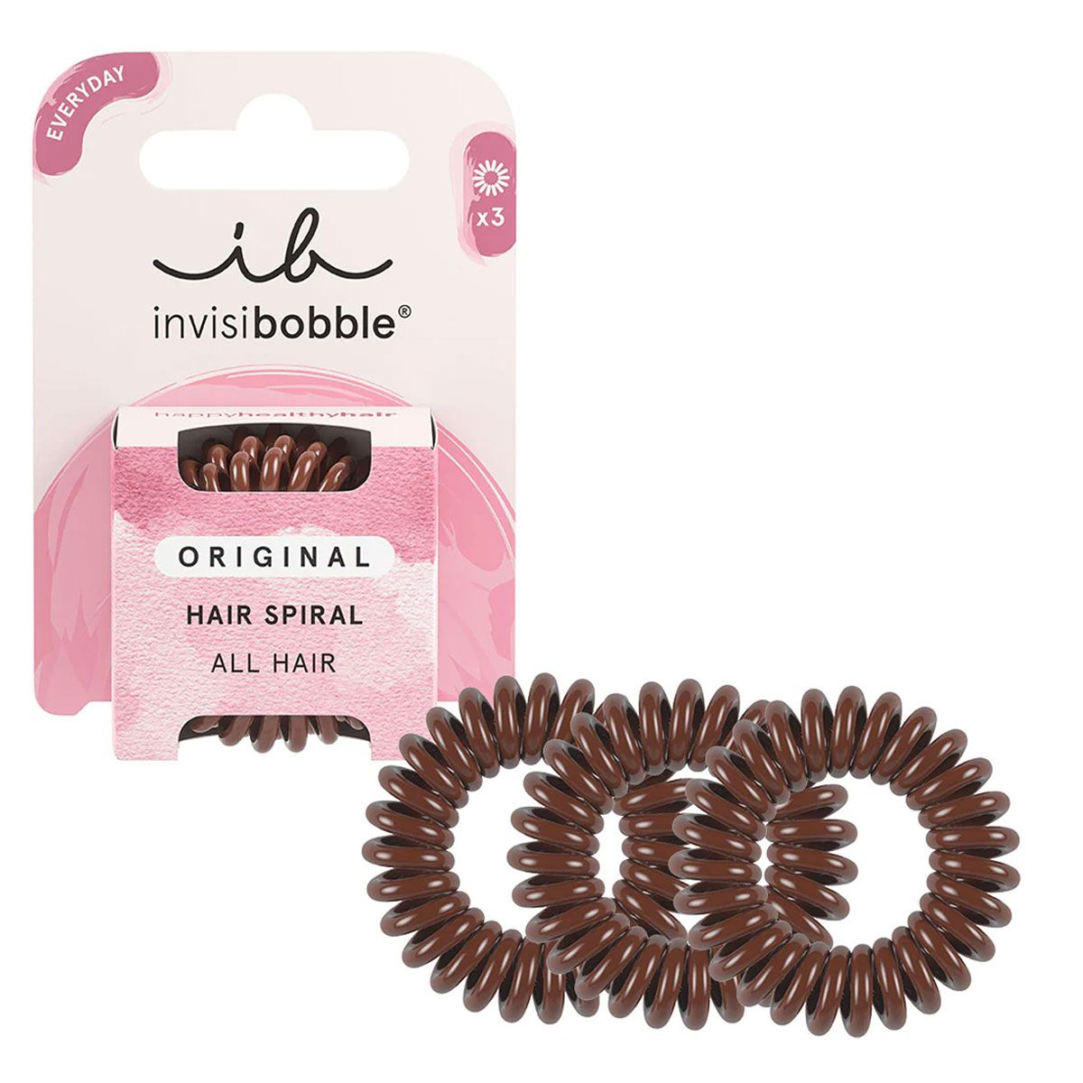 Invisibobble original pretzel brown 3 pieces