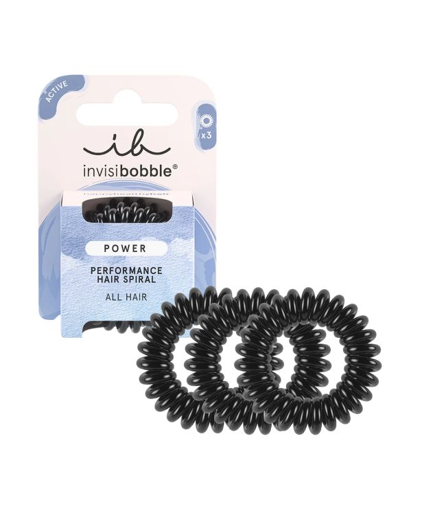 Invisibobble power preto verdadeiro 3 peças