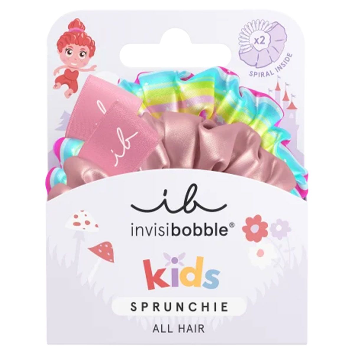 Invisibobble kids sprunchie slim too good to be blue 2pcs.