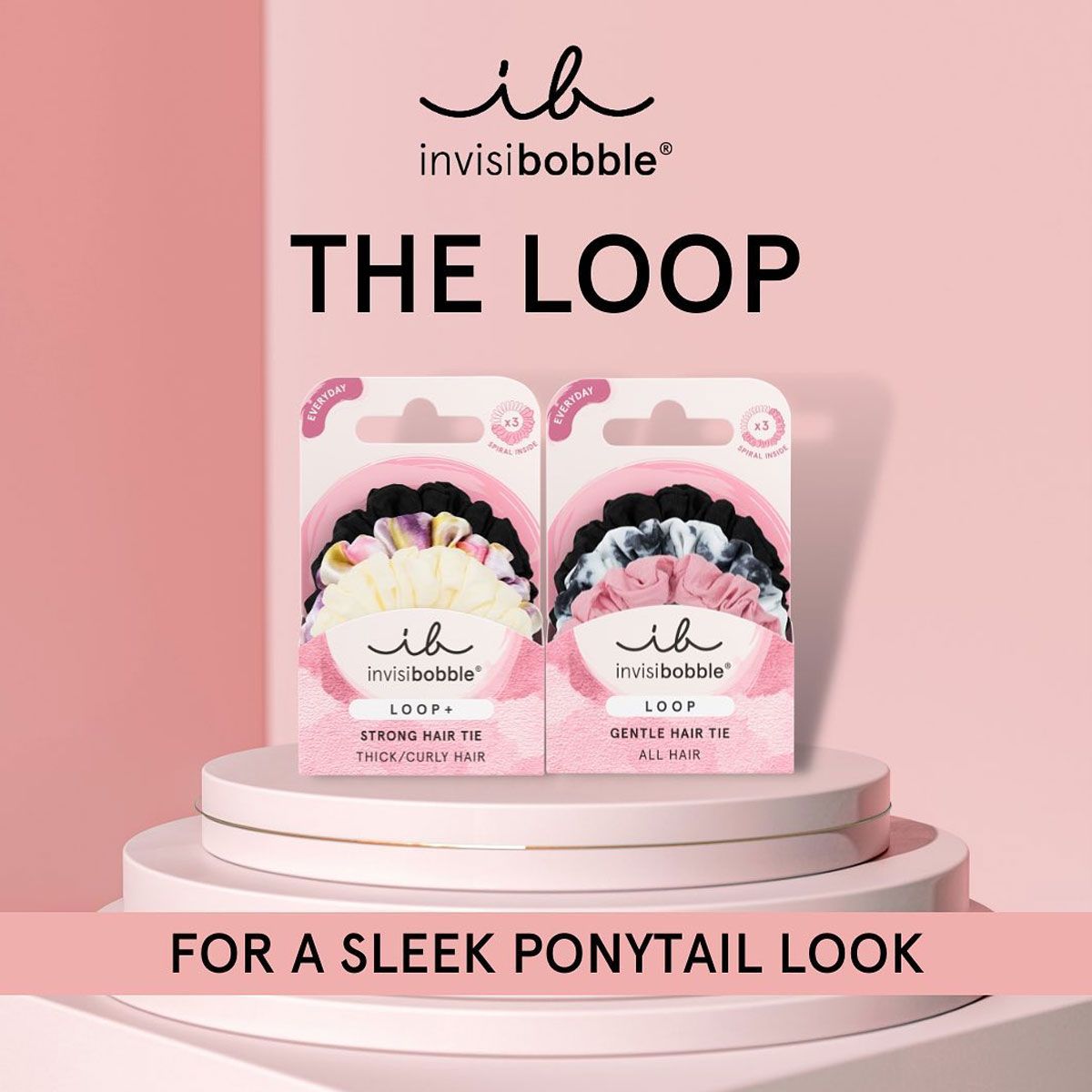 Laço Invisibobble seja gentil 3 unid.
