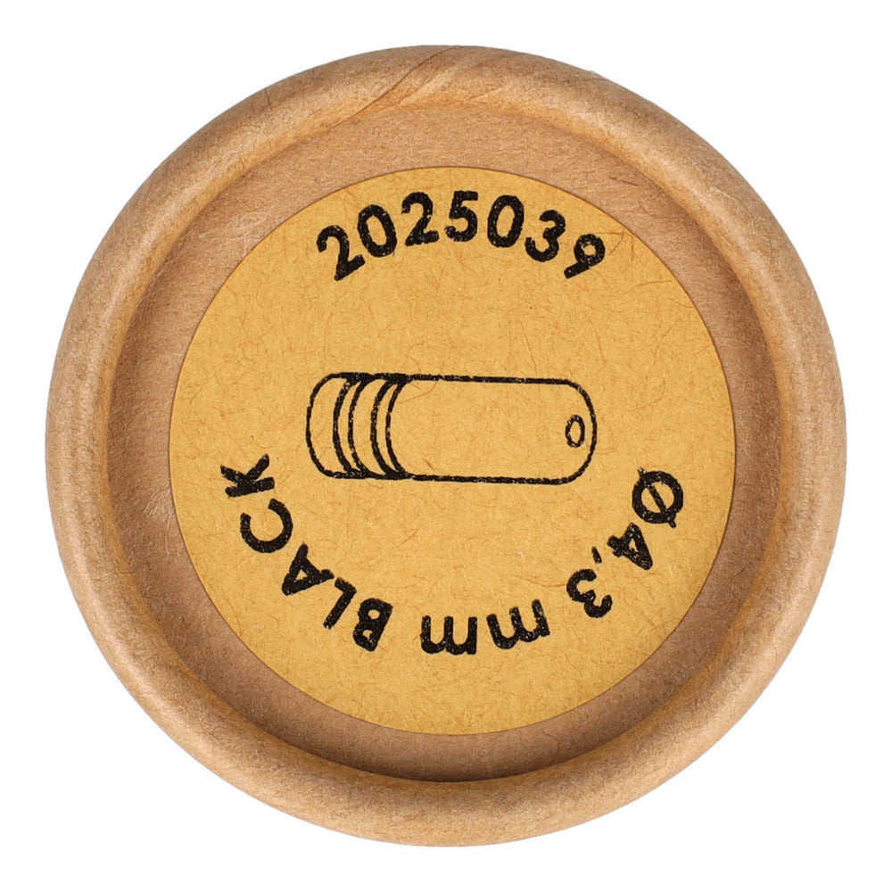 Elvedes kabelhoedjes ø4,3mm pvc - zwart