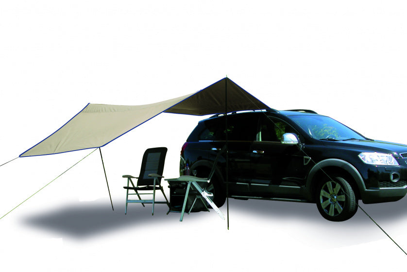 EuroTrail Tarp Carside 3,6 x 3,5 m in acciaio poliestere a 6 pezzi