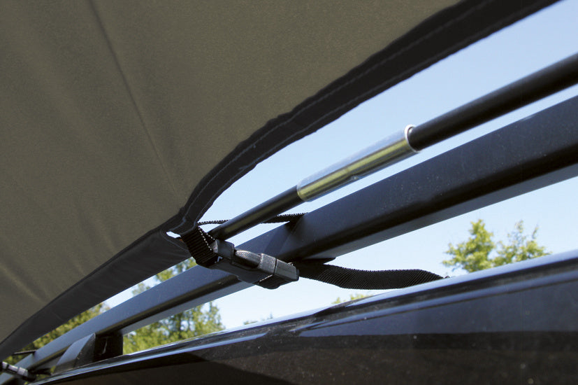 EuroTrail Tarp Carside 3,6 x 3,5 m in acciaio poliestere a 6 pezzi