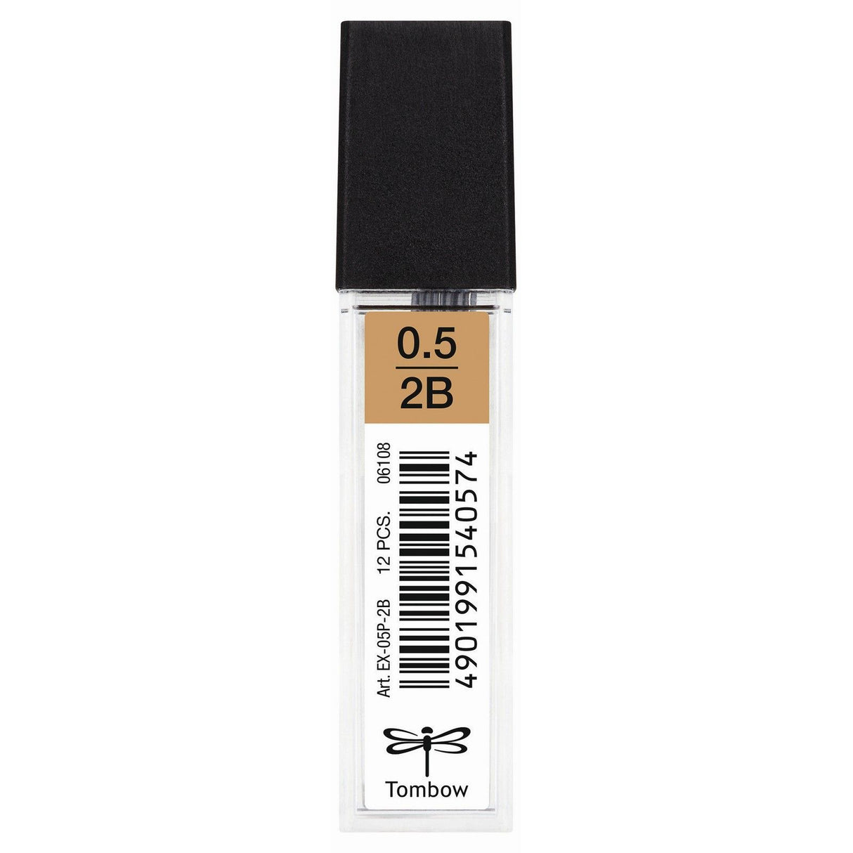 Tombow • navulling voor mono graph potlood ø0,5mm hardheid 2b 12pcs