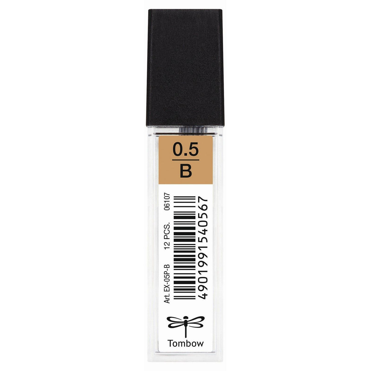 Tombow • navulling voor mono graph potlood ø0,5mm hardheid b 12pcs
