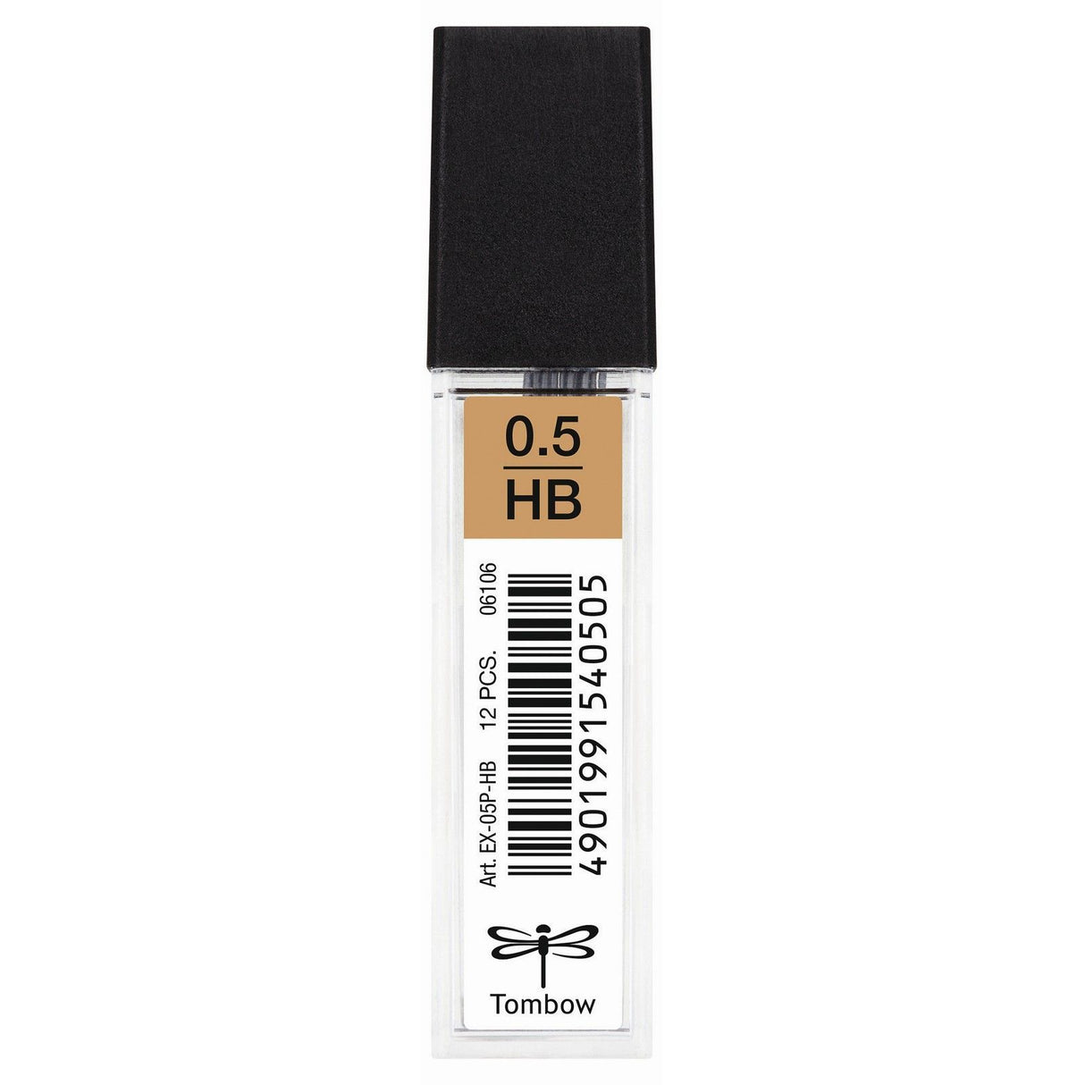 Tombow • navulling voor mono graph potlood ø0,5mm hardheid hb 12pcs