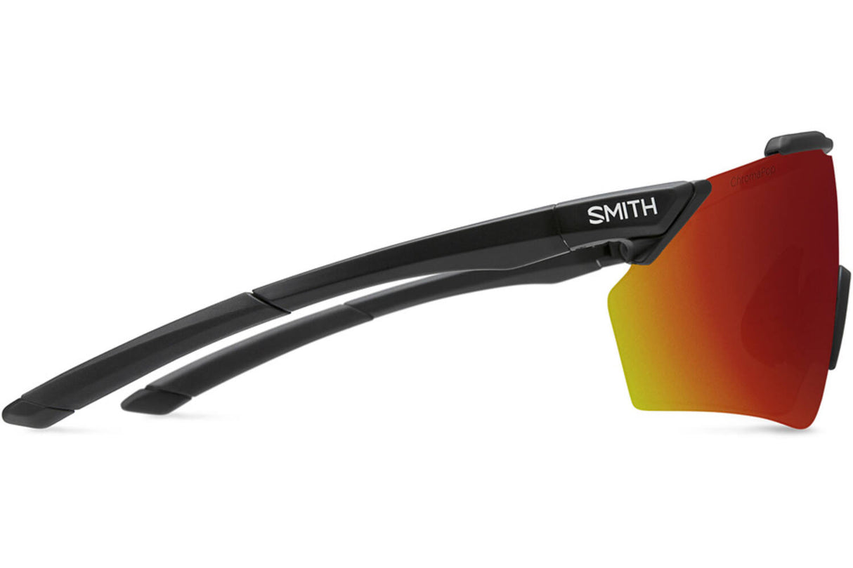 Smith Ruckus Bril Matte Black Chromapop piros tükör