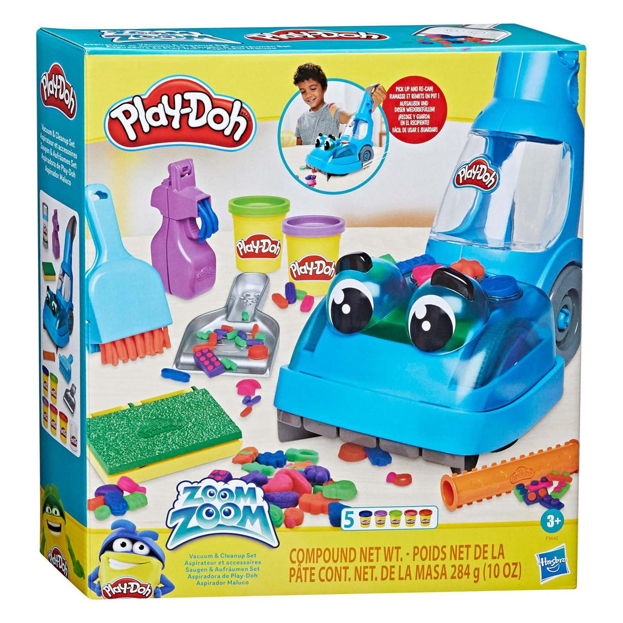 Play-Doh Zoom Zoom Cleaner i czyszczenie zestawu