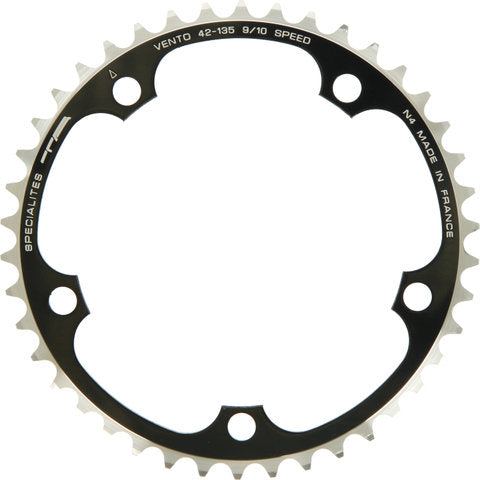Ta vento chainring, campagnolo 10-speed, 5-arm, inner, 135 mm bcd