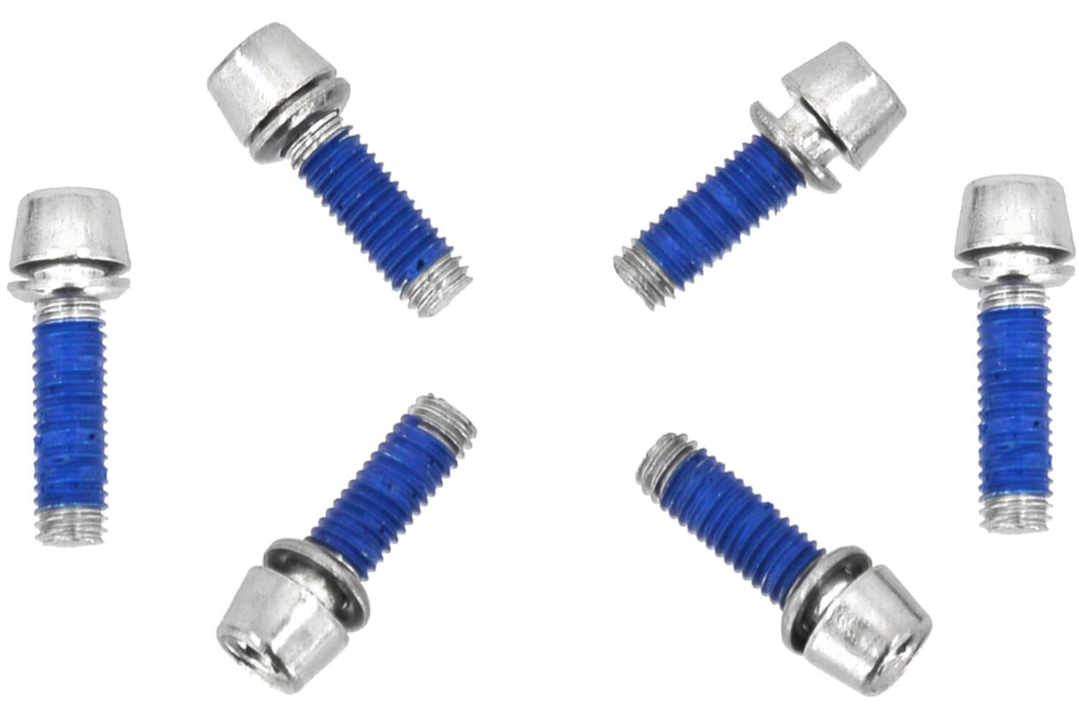 Jeu de boulons en acier inoxydable pour tige Ritchey WCS C-220 argent