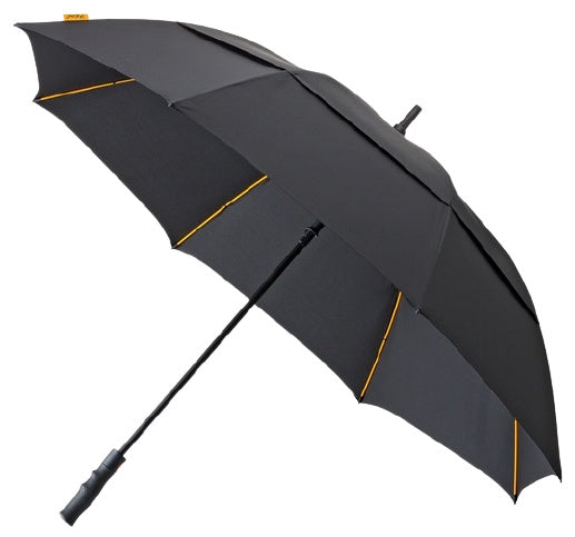 Falcone golfparaplu větro odolný 130 cm polyester černá