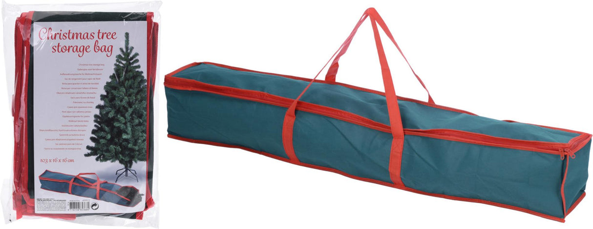 Home styling opbergtas voor kerstboom 103x16x16cm