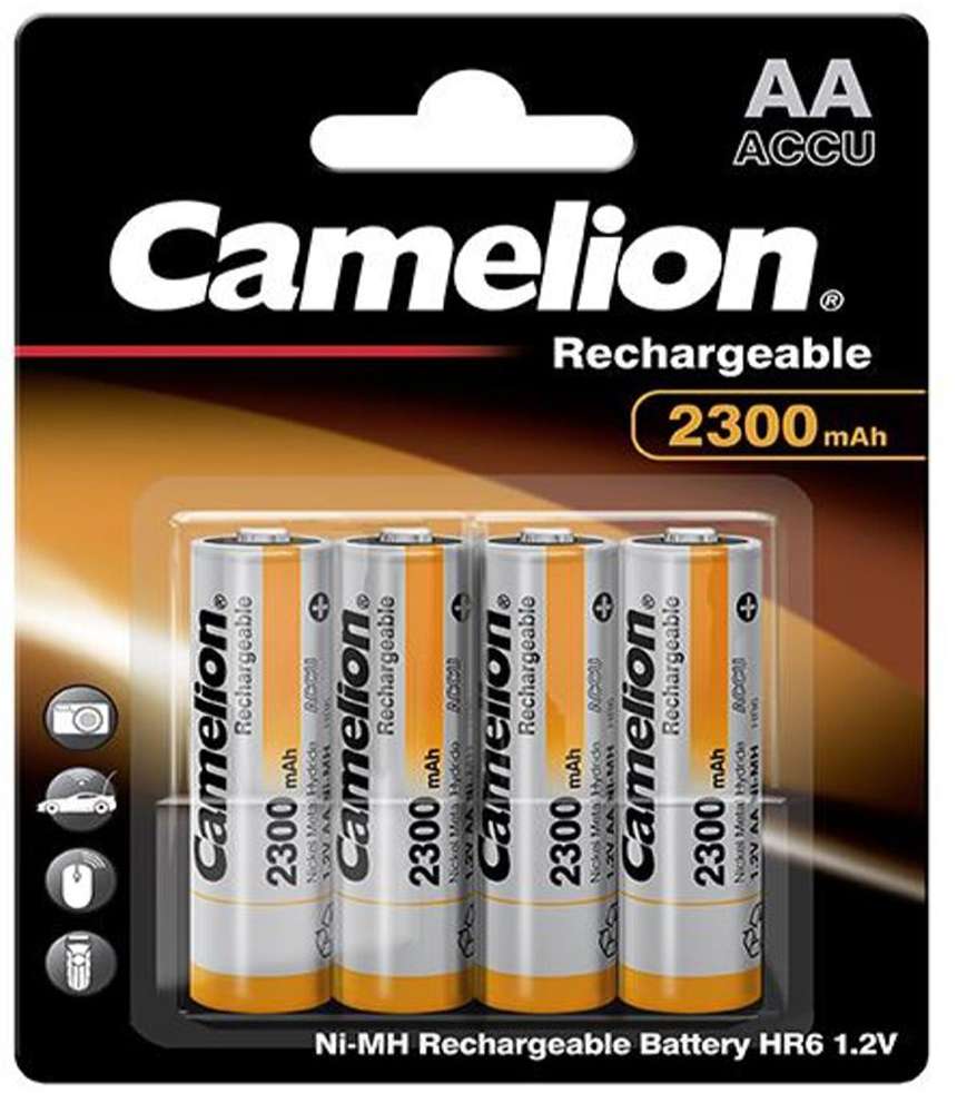 Camelion rechargeable batteries aa mignon hr6 2300mah (4 pieces)