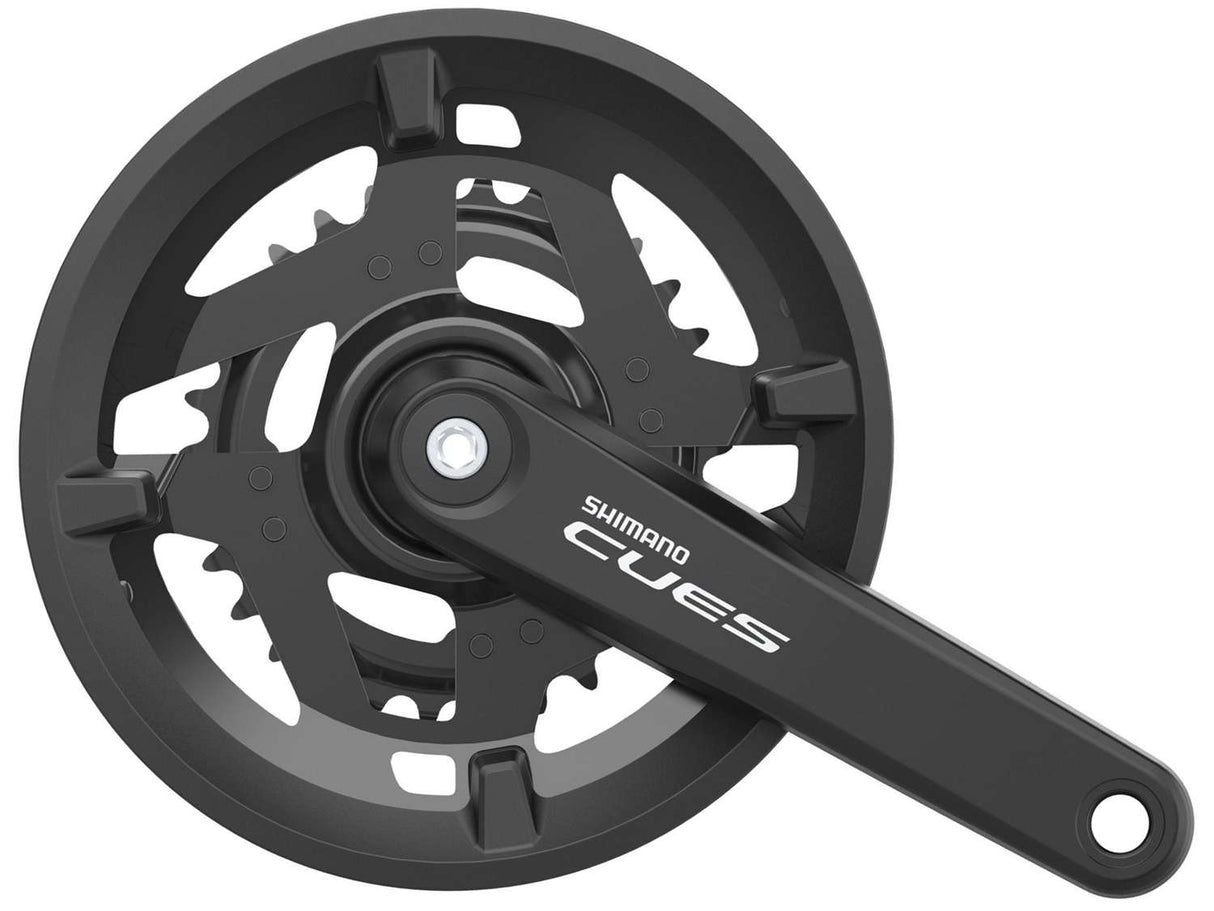 Shimano cues fc-u4010 9 10-speed crank 46 30 with chain guard