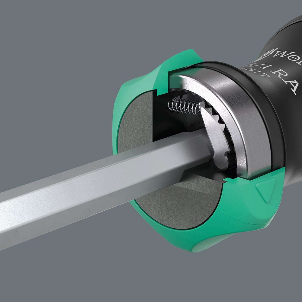 Wera kraftform compact 27 ra 2 with 6-piece bit set