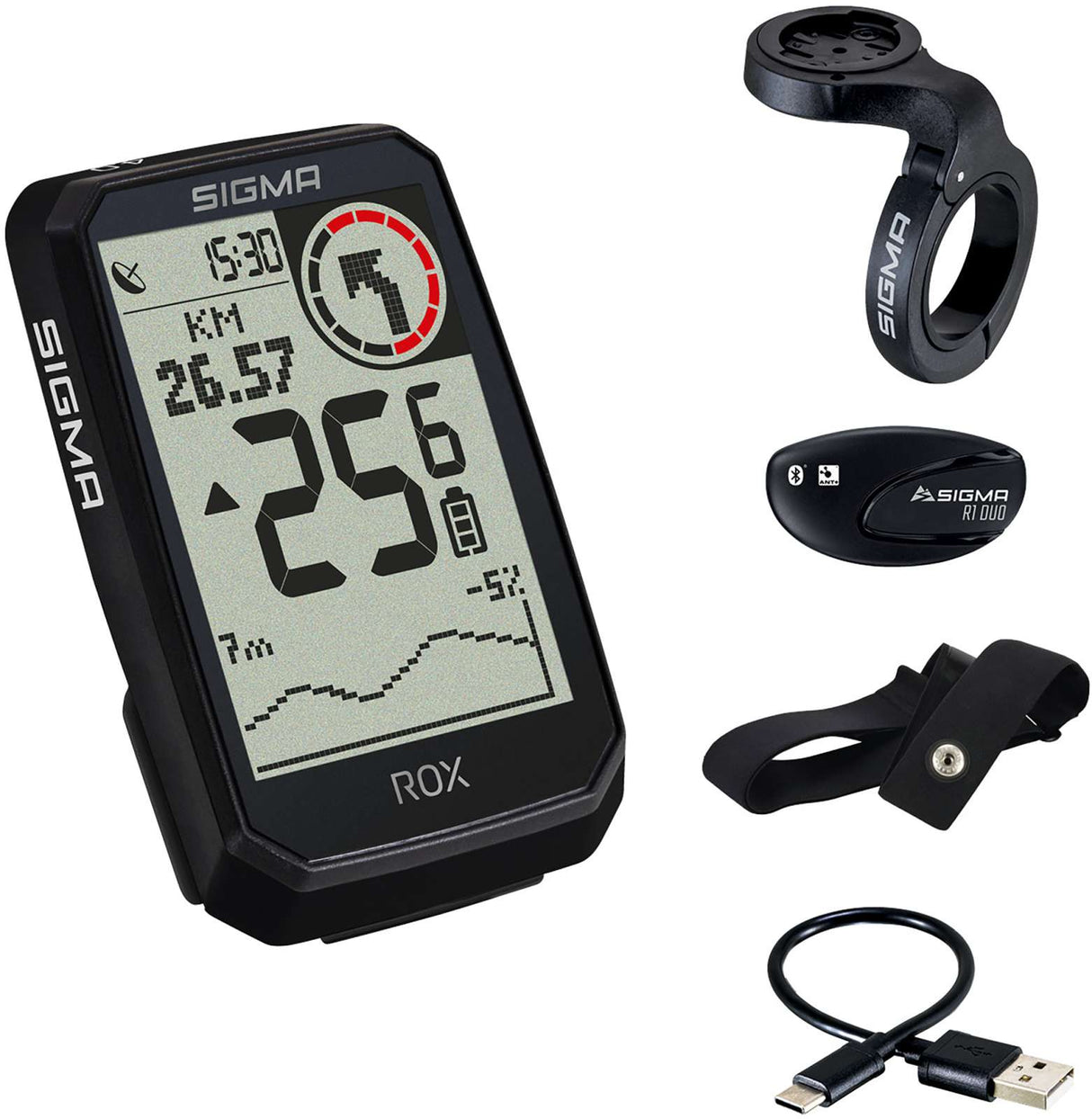 Sigma bicycle computer rox 4.0 endurance gps hr