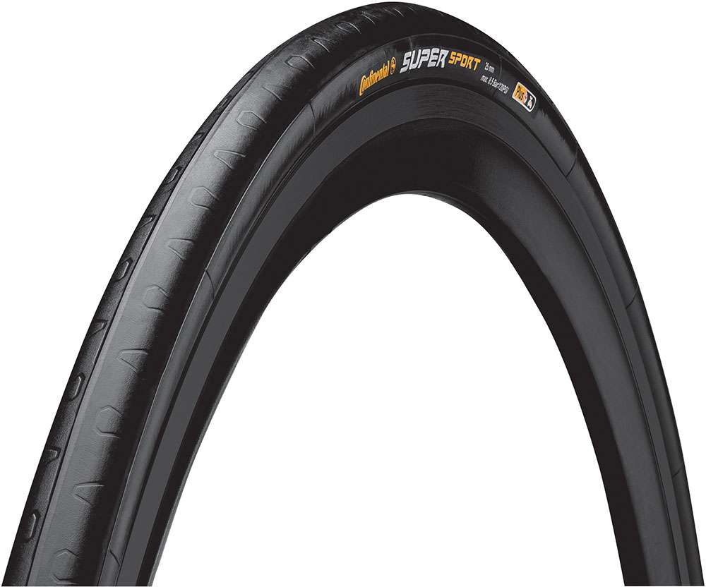 Continental Super Sport Plus Racing Bike Band 700x23c Negro