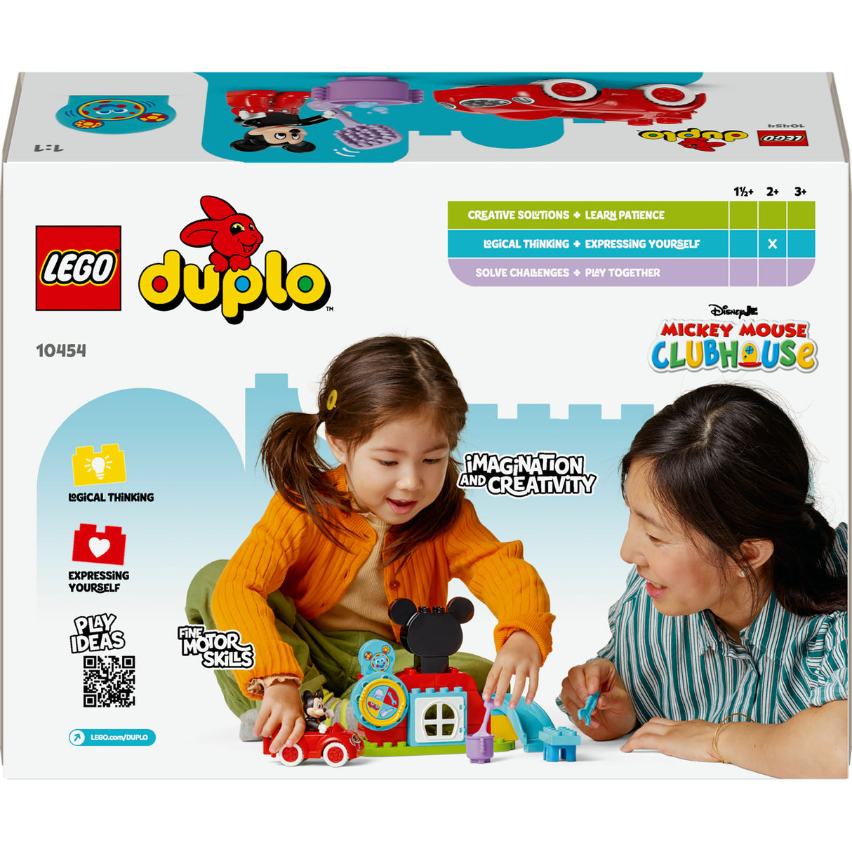 Lego Duplo 10454 Disney Mickey Mouse Clubtheach agus Gluaisteán