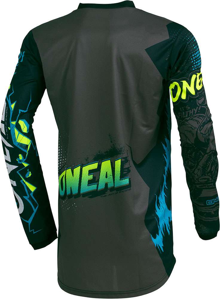 O'neal element villain youth - kid's mtb long sleeve jersey