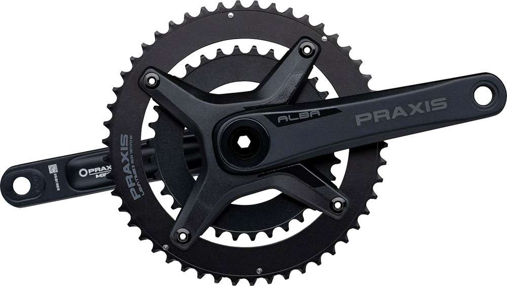 Praxis works alba x m30 road crankset 48 32