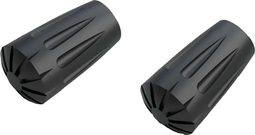 Silva trekking running poles rubber paws