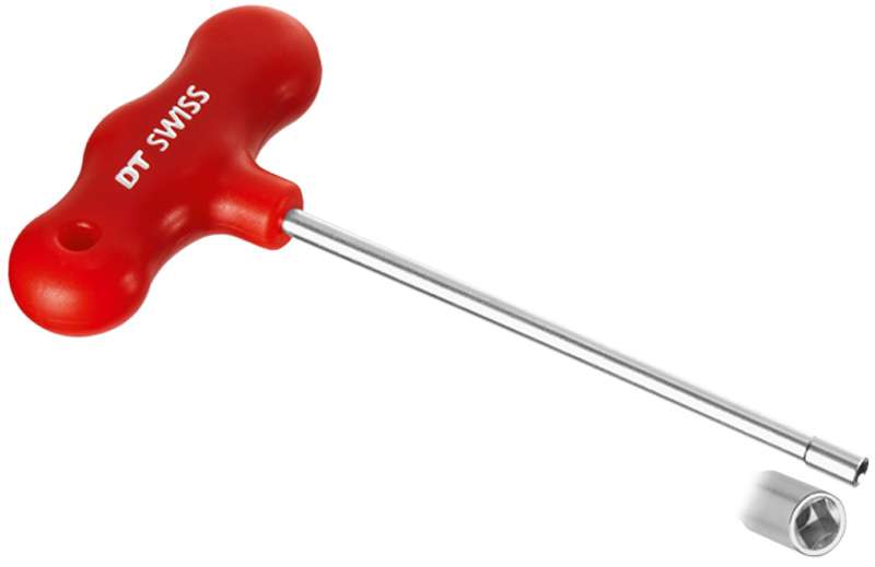 Dt swiss spoke wrench t-grip for square nipple
