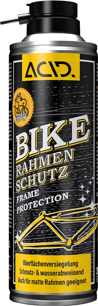 Acid bike frame protection