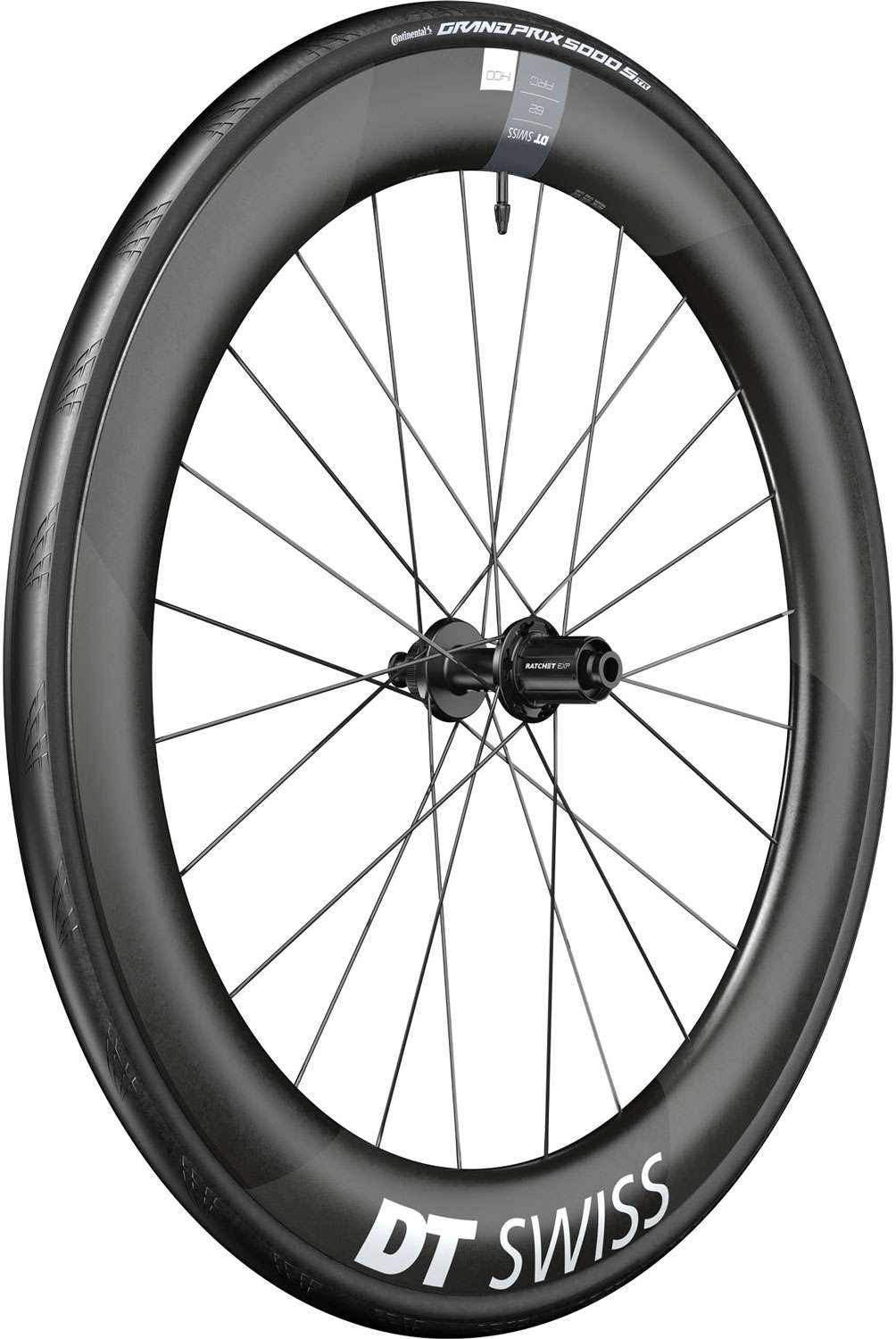 Dt swiss arc 1400 dicut® wts carbon 50 disc cl shimano hg rear wheel