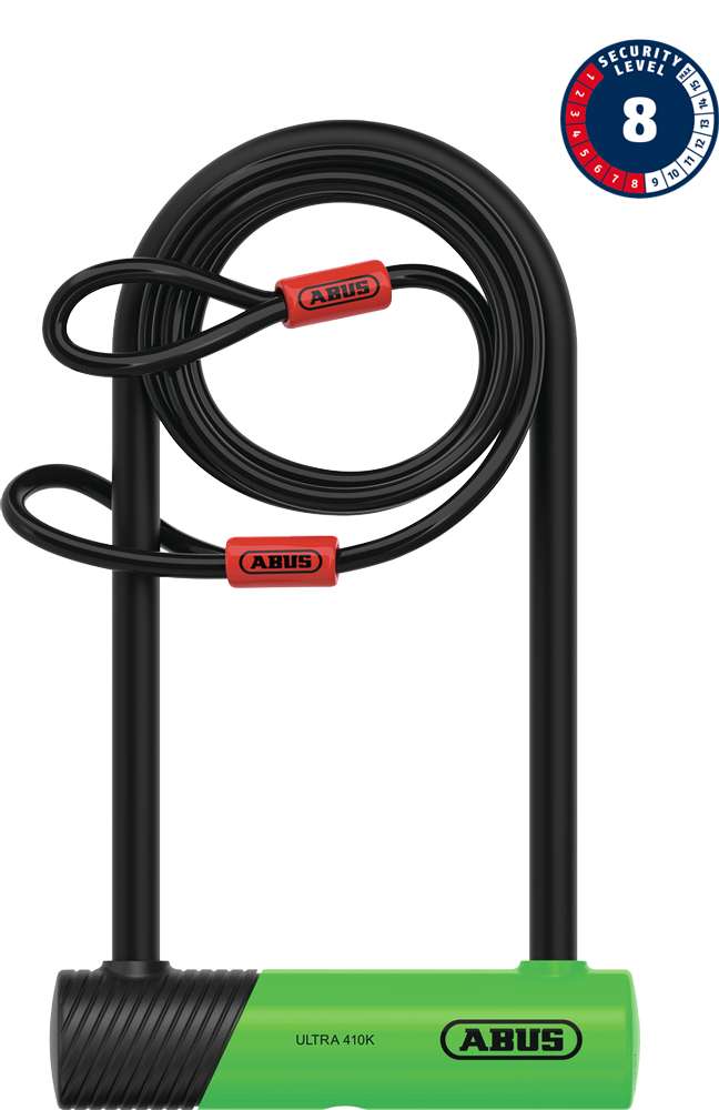 Abus U-Lock Ultra 410K 170HB230 SH + Cobra 10 120