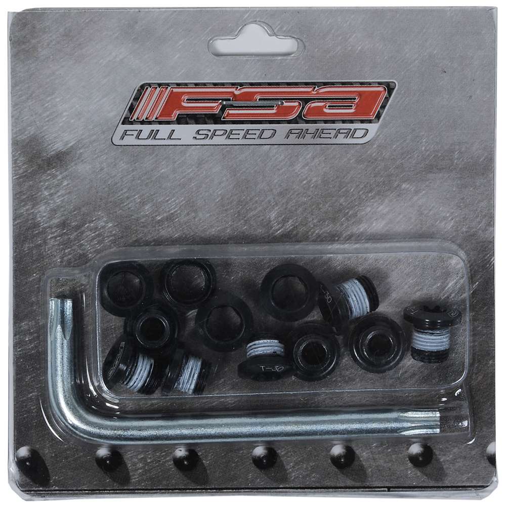 Fsa mtb chainring bolts torx black (12 pieces)