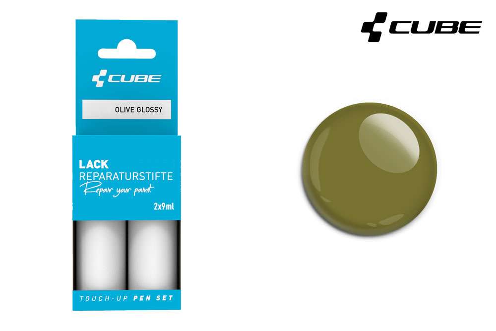 Cube touch-up pen set olive glossy