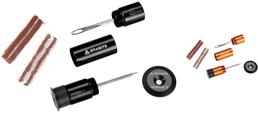 Granite stash tire plug tubeless repair tool