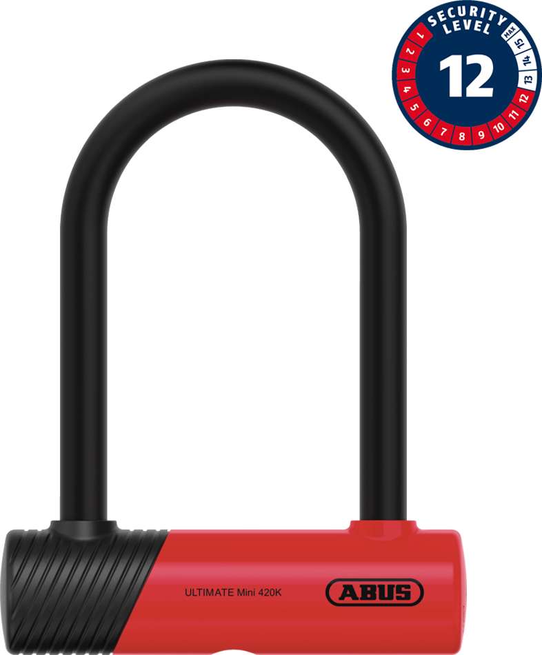 Abus ultimate U-lock 420K 150HB140 USH red
