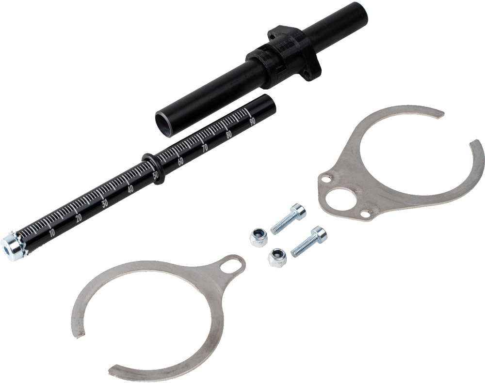 Reverse components travel and sag indicator 2.0