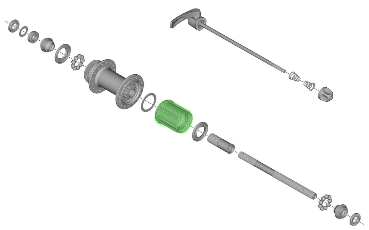 Shimano Casettebody 8 9 10-SP FH-M675