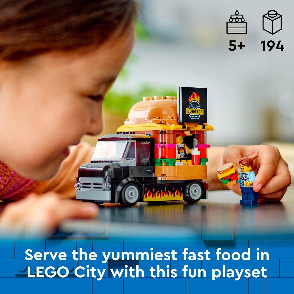 Lego Lego City 60404 Hamburger Truck