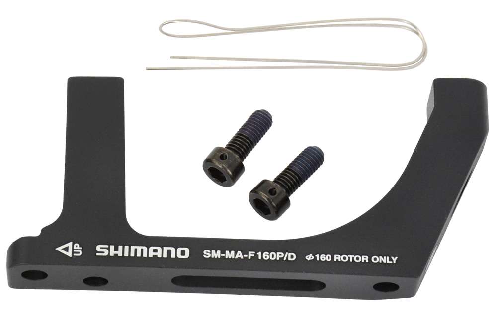 Shimano sm-ma-f160p d post-mount to flat-mount adapter for front 160mm rotor