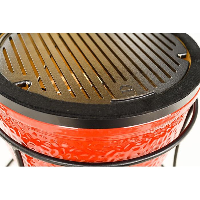 Kamado joe sear plate voor classic i, ii, iii en joe jr. grillrooster (zwart, ø 34cm)