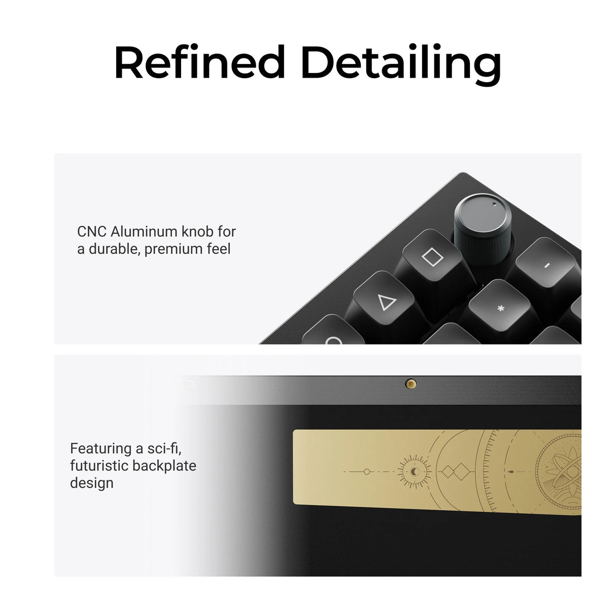 Keychron q5 ultra-m3 8k wireless custom mechanical keyboard (zwart, us lay-out (qwerty), silk pom banana, 96%, rgb, hot swap, 8k, 2.4 ghz | bluetooth 5.2 | usb-c)